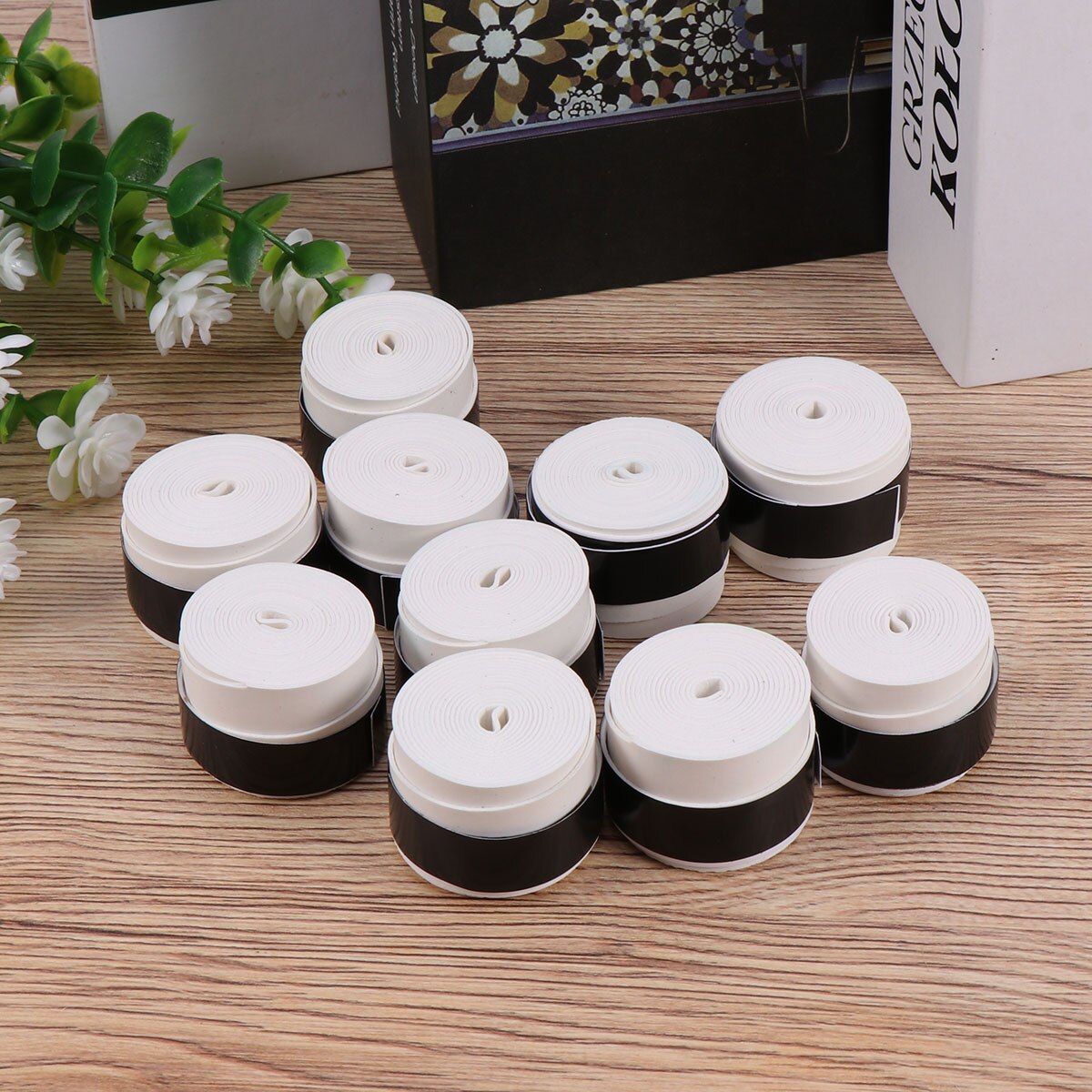 10pcs White Racket Grip Anti Perforated Super Abso... – Grandado