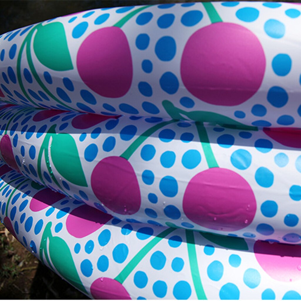 Round Inflatable Swimming Pool Backyard Kids Pool Tub Game Bathtub Portable Garden Backyard Summer Water Party