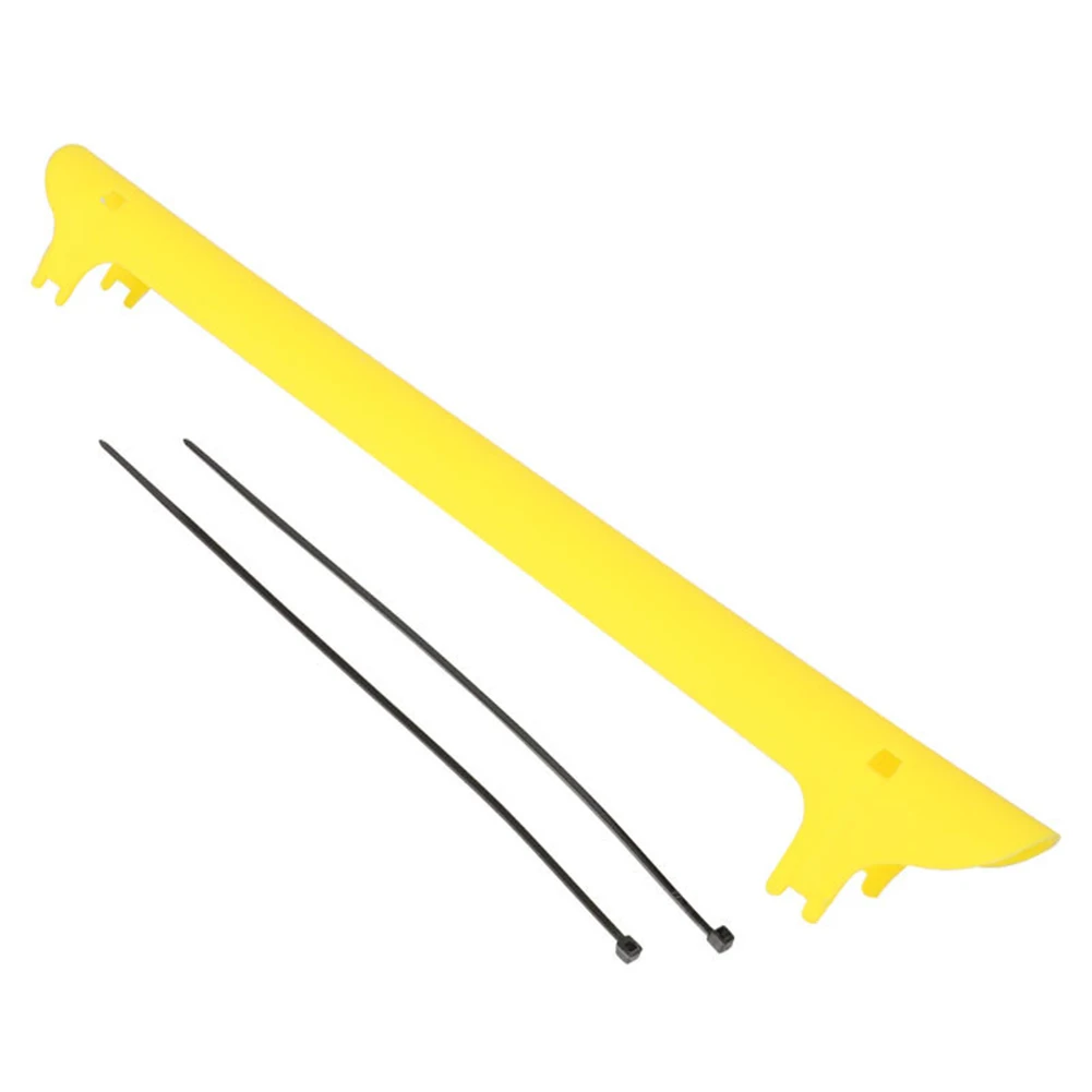1 Stuk Plastic Fietsketting Bescherming Fietsframe Beschermer Achterste Vorkbeschermer Pad Mtb Racefiets Onderdelen Accessoires: YELLOW