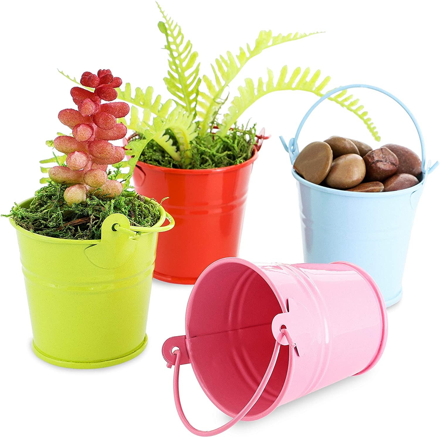 Kleine Metalen Emmers Mini Pot Tuin Voor Party Fav... – Vicedeal