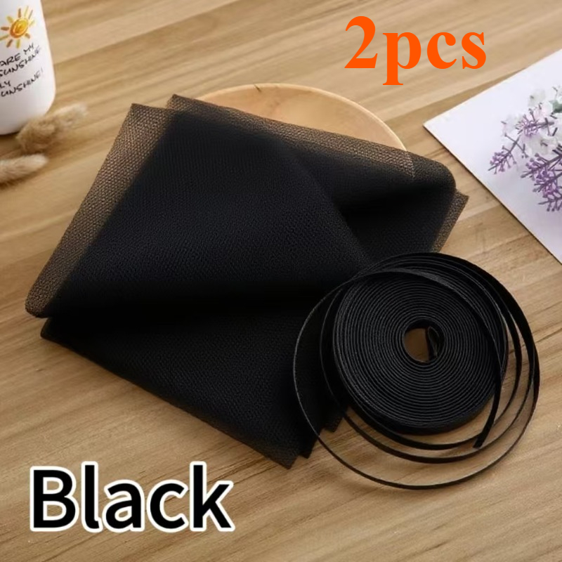 Window Mosquito Net House Self-Adhesive Moustique Screen Curtain Netting Anti Mosquitoes Bug Insect Fly Mesh Windows Curtains: 3*2.6 / GRAY
