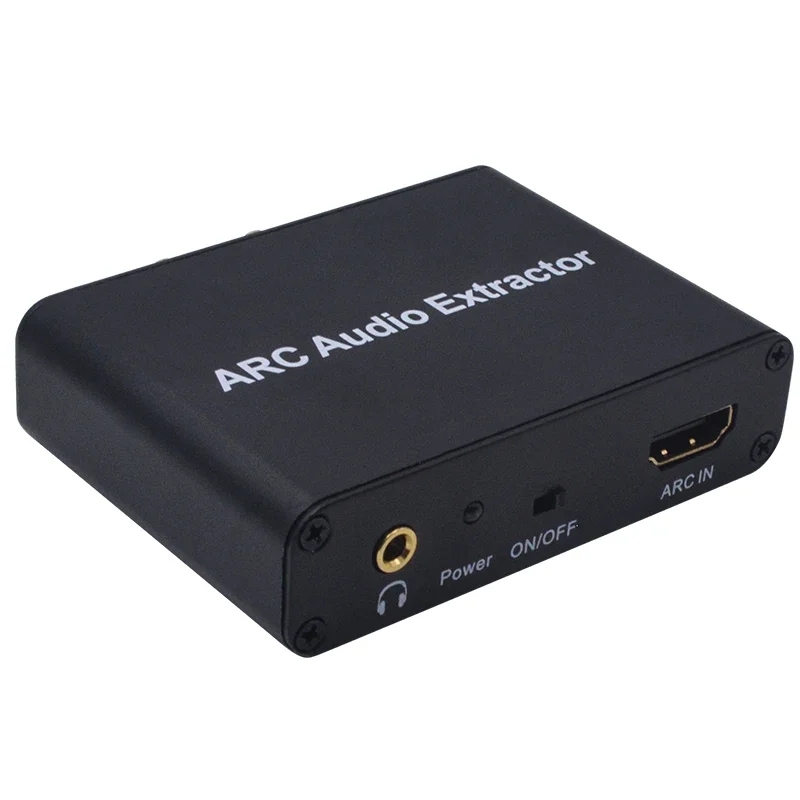 Rensaday Extracteur Audio HDMI ARC Avec DAC - Sortie Optique/Coaxiale/RCA 192kHz 24bits 5.1 Canaux CEC