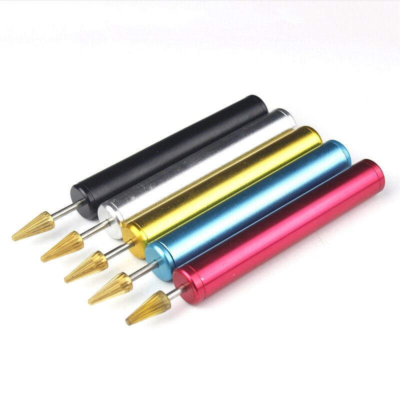1 x Leather Edge Oil Painting Pen Edge Dye Roller Pin Applicator Brass Head Top Easy Clean Leathercraft Tools 5 colors available