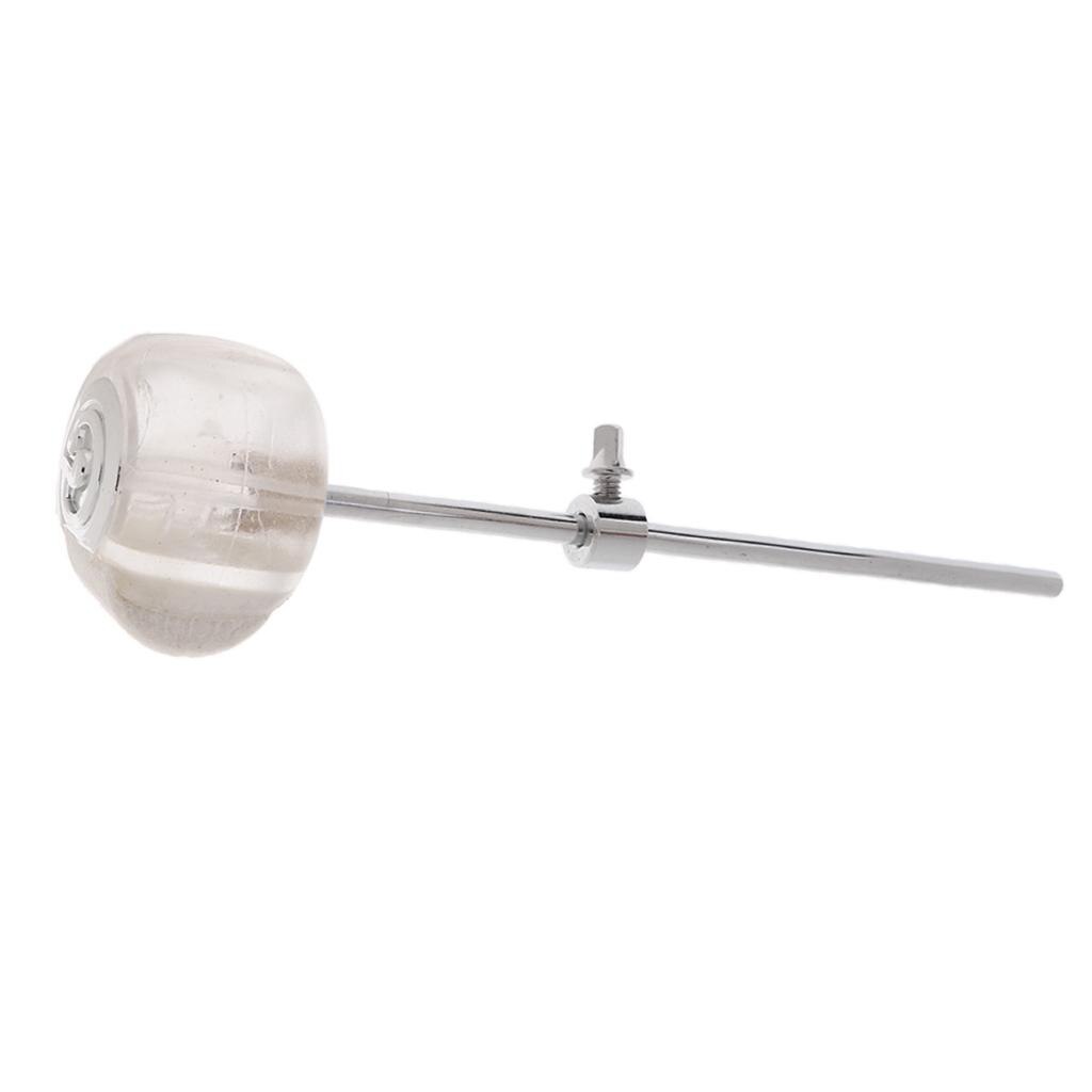 3 Colour Bass Drum Beater Percussion Instrument Accessories For Drum Lovers: Transparent