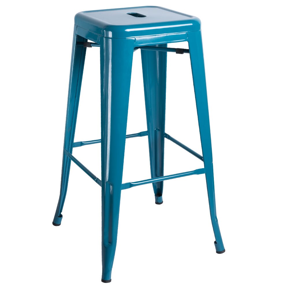 Taburete Torix Alto: Azul