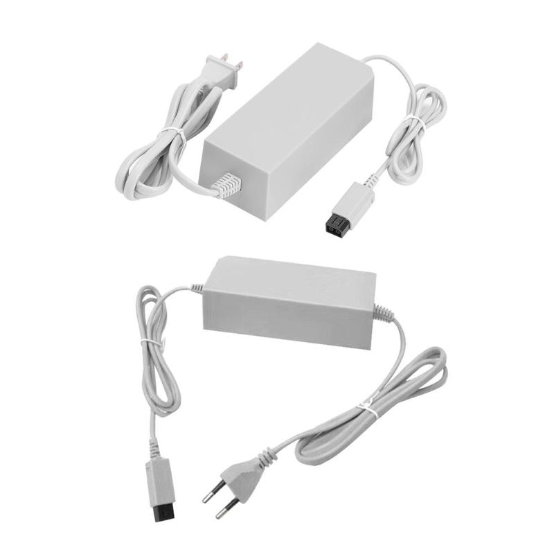 AC100-245V Input DC12V 3.7A Output Power Adapter Charger for Wii Console AC Power Adapter Cable Fit for Nintend Wii Console