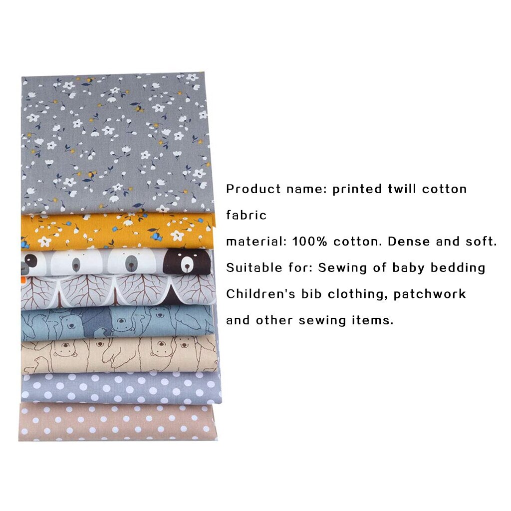 8Pcs Colorfulthin Plain Katoen Stof Patchwork Voor Diy Quilten & Naaien, fat Quarters Bundel Tissue Tela Materiaal # R15