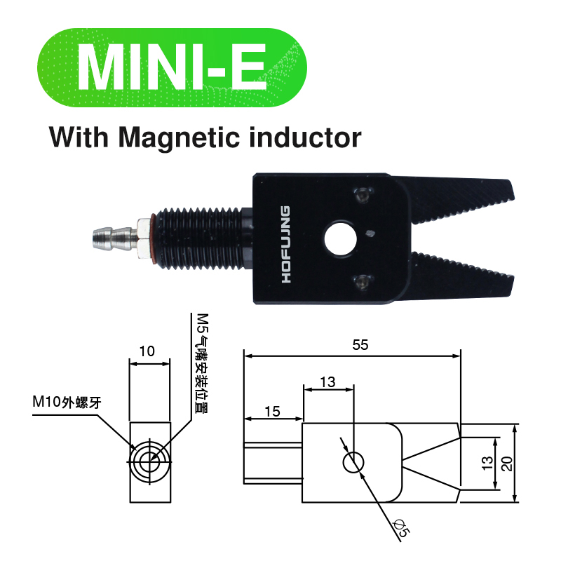 Koceru pneumatic mini gripper  j1080/1060 manipulator accessories, mechanical device, water outlet clip for industrial robots: Dark green / 1-1/4 "