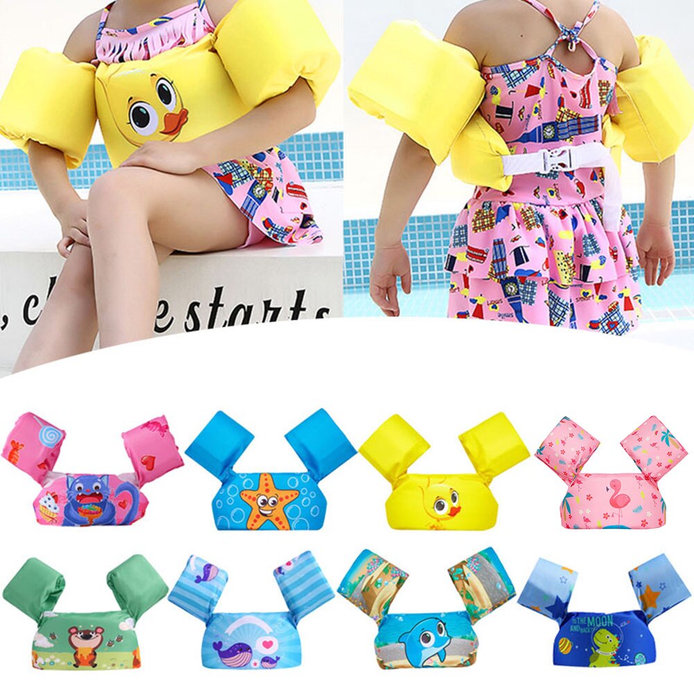 Baby Zwemmen Ringen Foam Cartoon Baby Arm Ring Drijfvermogen Vest Kledingstuk Van Drijvende Kids Veiligheid Life Vest Kinderen Zwemmen reddingsvesten