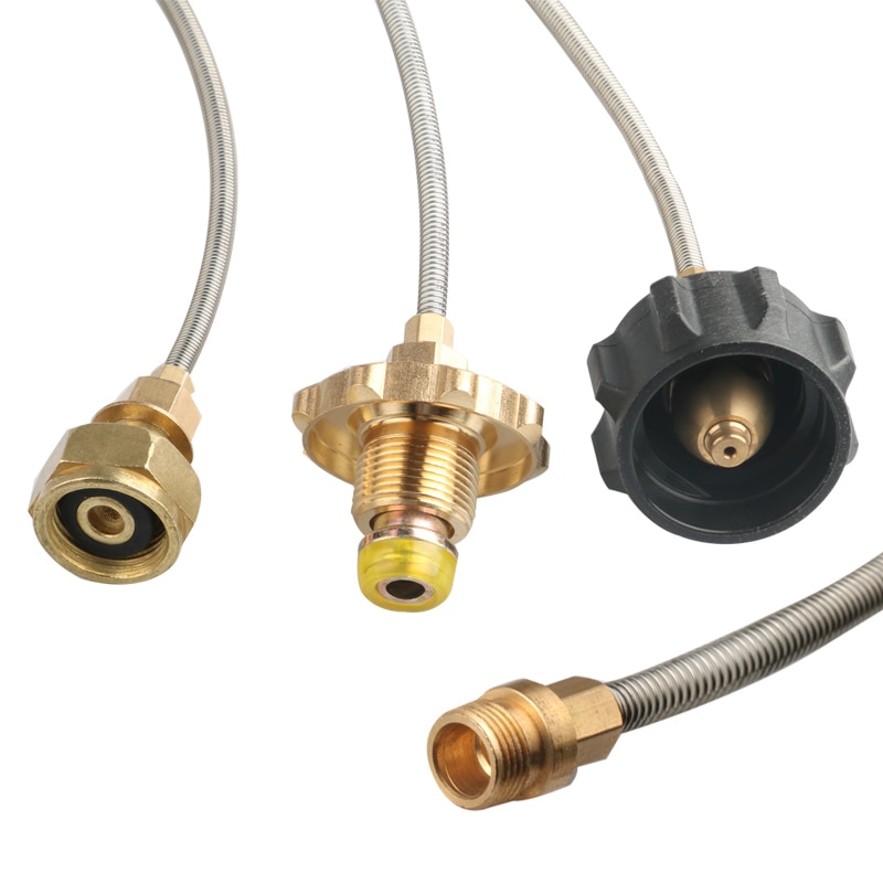 Jeebel Gas Refill Adapter Outdoor Camping Stove Use Household LPG to Cylinder Gas Tank Conversion Head Burner refilling