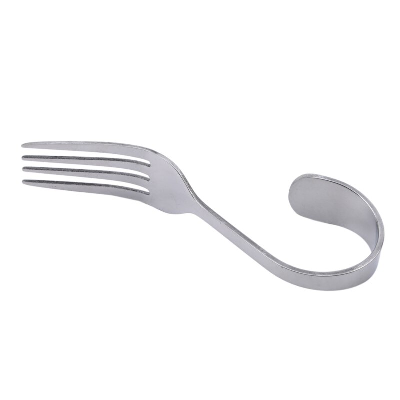 empuñadura curva redondo cuchara punta cuchara Tenedor de ensalada postre cucharillas accesorios de cocina: fork