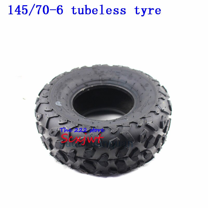6 Inch ATV Vacuum tyres tubeless Tires 145/70-6 Fit for four wheel vehcile 50cc 70cc 110cc Small ATV Front Or Rear Wheelss