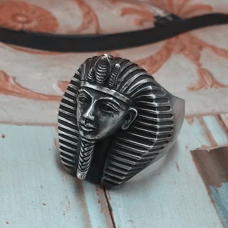 EYHIMD-anillo Vintage egipcio de Tutankamón para – Grandado