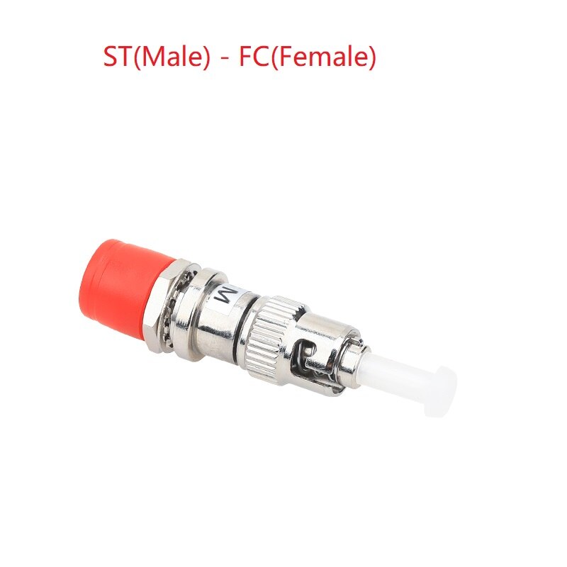 LeeBeTo SC/ST/FC/LC UPC/APC Fiber Optic Adapter/Connector Single/Multi mode Female to Male SM 9/125 Hybrid Adapter: ST-FC SM