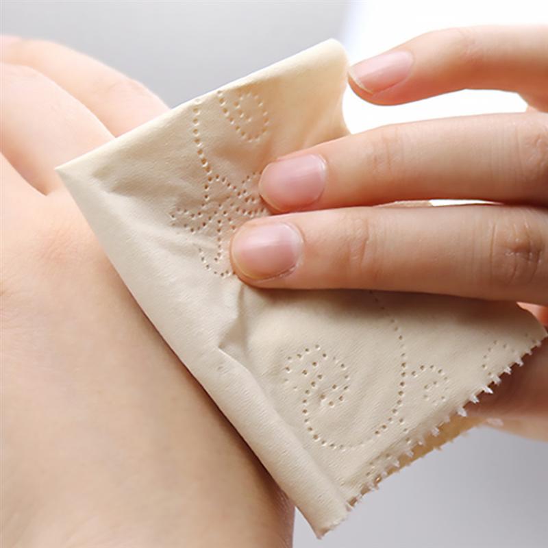 16 Rolls Of One Bag Water Absorbtion Paper Soft Roll Paper Bamboo Pulp Coreless Tissue Paper For Home Toilet Hygienic Paper