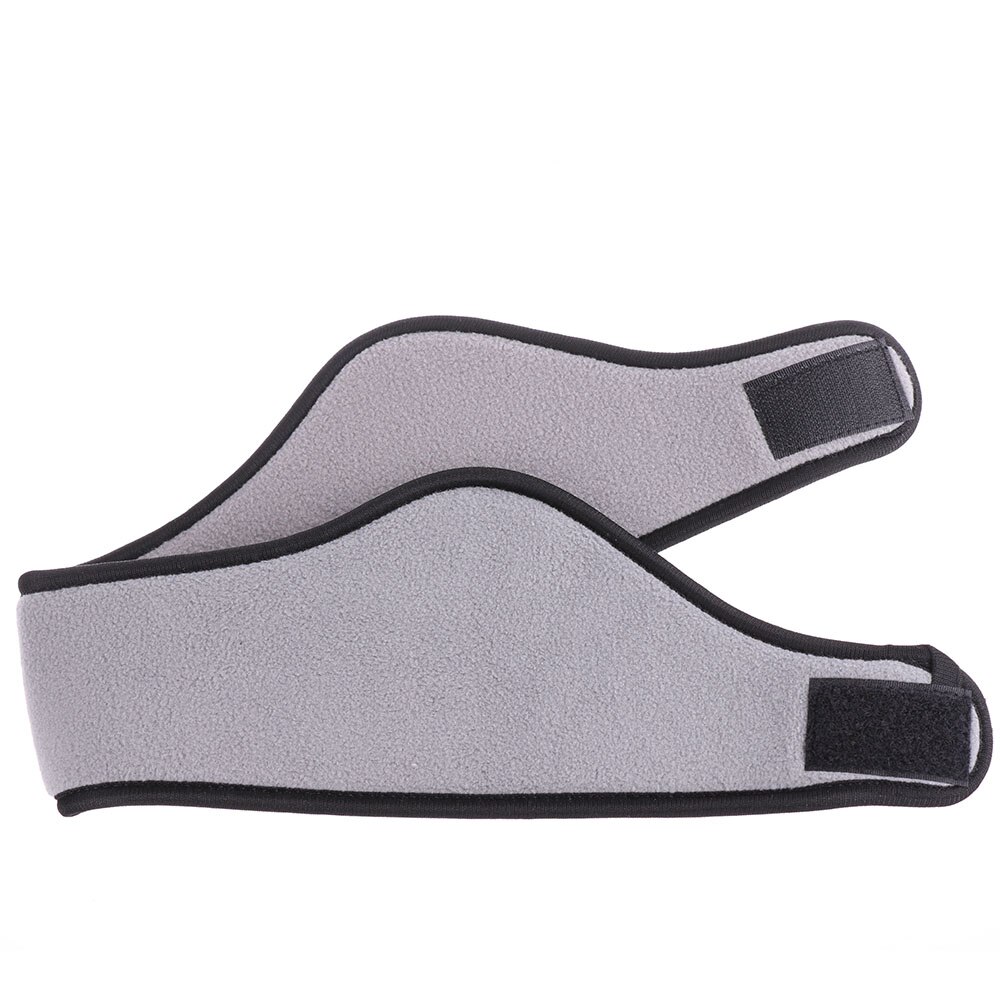 Calentador de invierno Unisex mujeres hombres oído cabeza banda Polar Fleece negro Ear Muff Stretch Spandex accesorios de bandas para el cabello: Gris oscuro
