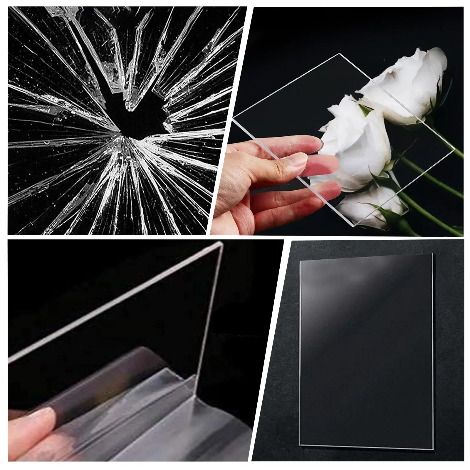 Photo Frame Picture Frame Acrylic Sheets Board Clear Acrylic DIY Projects Glass Sheet Transparent High