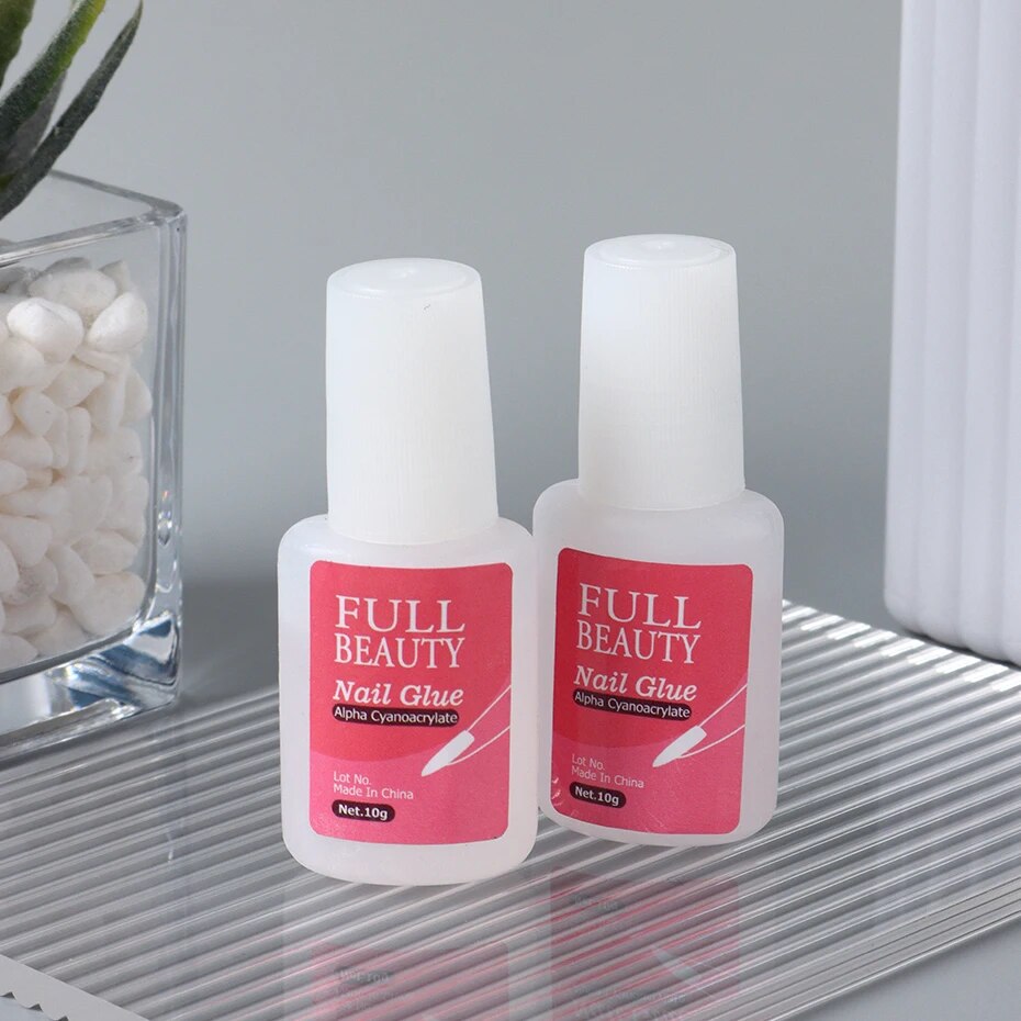 Nagel kleber Gel für falsche Spitzen Nagel Kunst Dekoration Klebe werkzeug falsche französische Spitzen Kleber Gel schnelle Verlängerung kleben für NäGel