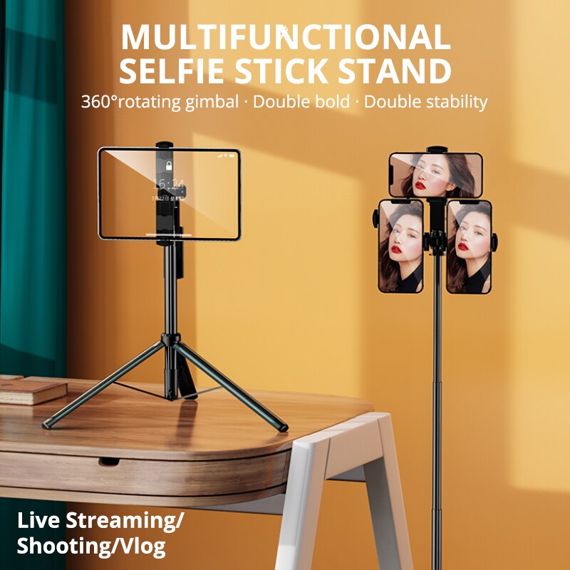 Selfie Statief - Draagbare Selfie Stand Telefoonhouder | Draadloze