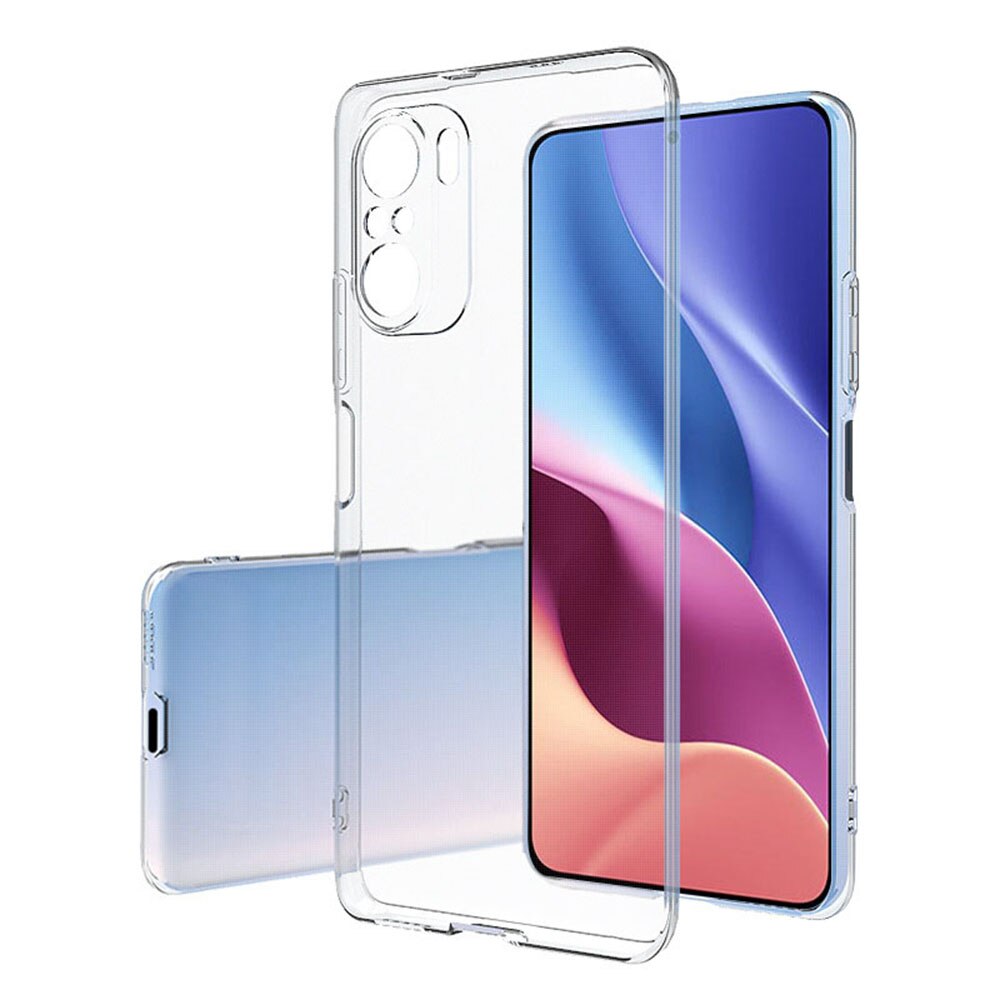 Originele Coque Soft Clear Telefoon Case Voor Poco F3 Pro Gt F3Pro F3GT Transparante Ultra Dunne Tpu Camera Beschermende Terug cover Funda: POCO F3 Pro