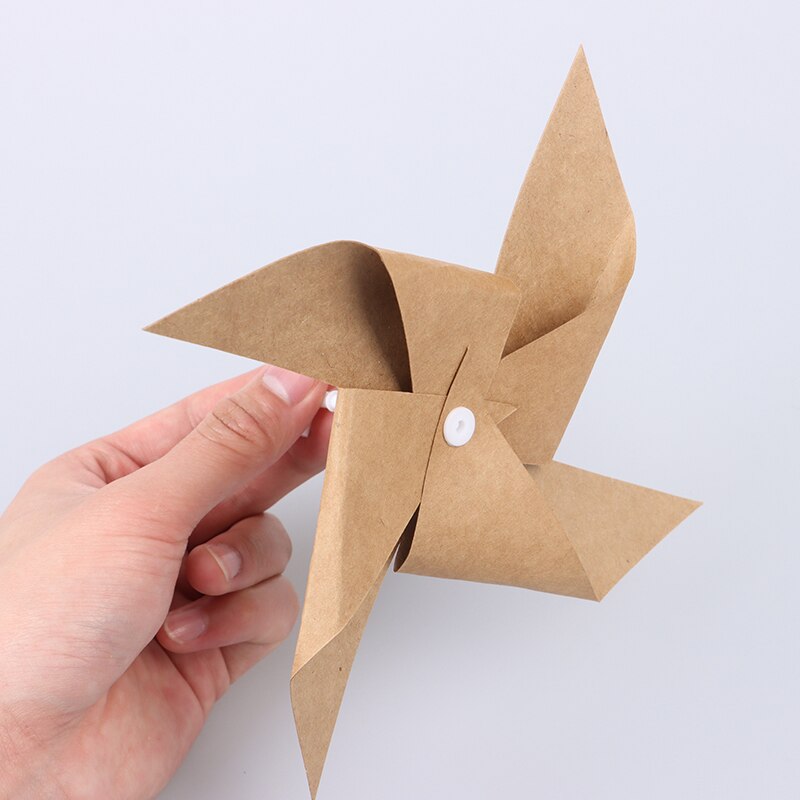 3Pcs Papier Party Pinwheels Craft Windmolen Vintage Stijl Ambachtelijke Speelgoed Wind Spinners