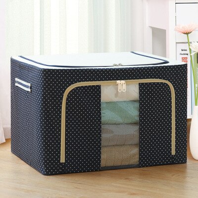 Car Trunk Organizer Fabric Storage Box Foldable Clothes Bag Laundry Blanket Pillow Toy Storage Cabinet Toolbox Quilt storage bag: 66L / Yellow