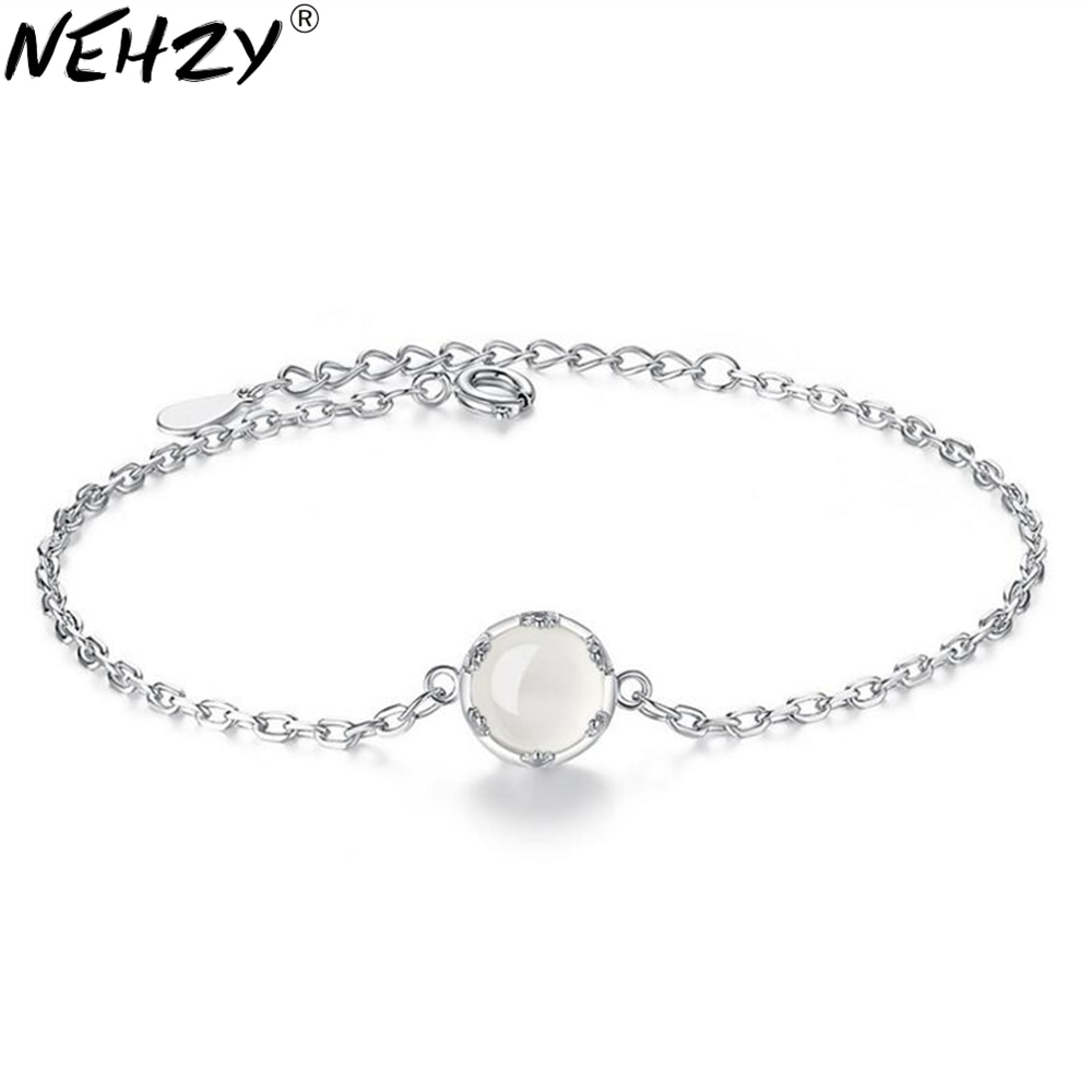 Nehzy 925 Stempel Sterling Zilveren Womanfashion Retro Luxe Zilveren Sieraden Strass Armband Ketting Ronde Cross Sieraden