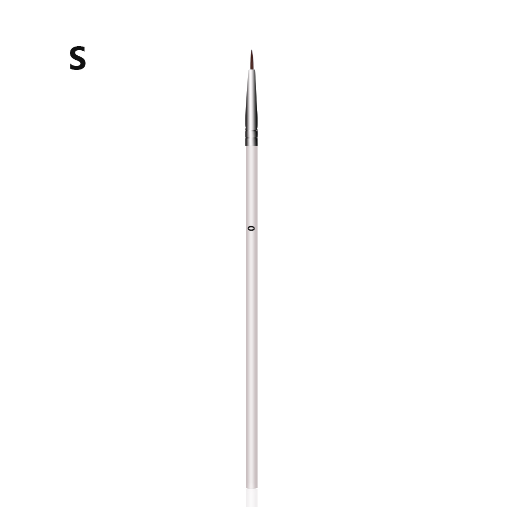 Bolígrafo de dibujo de línea, punta de fibra de nailon, pincel de pintura para artista, gancho fino, herramienta de arte, suministros de papelería, 10 Uds.: S