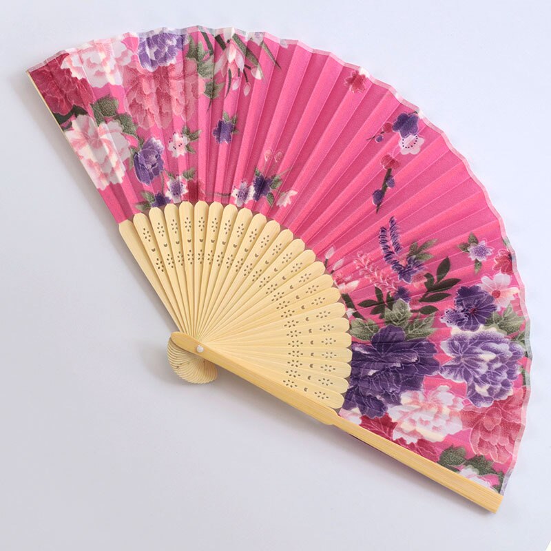 Vintage silkki taitettava viuhka retro kiinalainen japanilainen bambu taitettava viuhka tanssi käsiviuhka kodin sisustus koristeet askartelu abanico