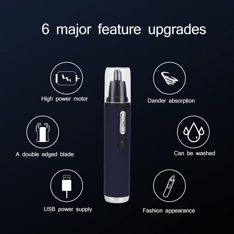 Personal Electric Nose &amp; Ear Trimmer Man &amp; Woman Face Care Eyebrow Removal Rechargable Hair Trimmer Shaver Trimming Tool