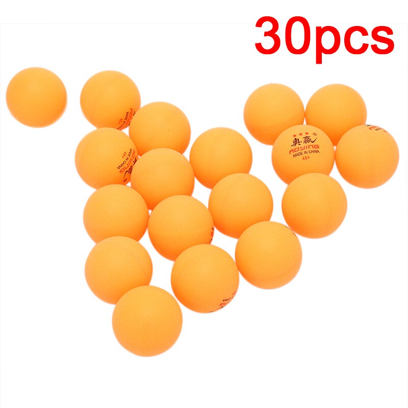 30pcs/bag Low Pirce 50mm Diameter Table Tennis Ball 3 Star Ping Pong Balls for Competition Training: Yellow