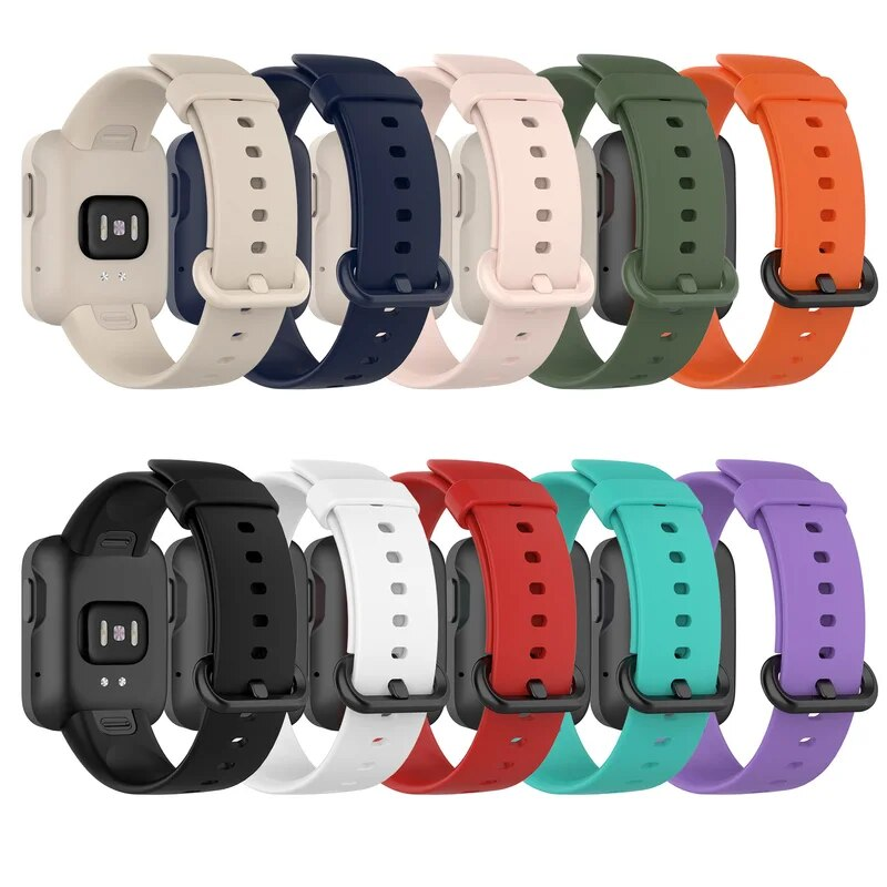 Voor Xiaomi Mi Horloge Lite Band Horlogeband Siliconen Zachte Horloges Bandjes Xaomi Xiomi Xiami Xaiomi Xaiomi Miwatch Licht