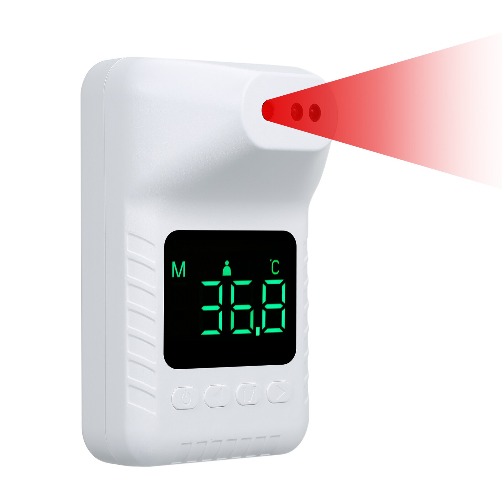 Termómetro infrarrojo sin contacto, medidor de temperatura montado en la pared, pantalla Digital ℃/℉ para el cuerpo