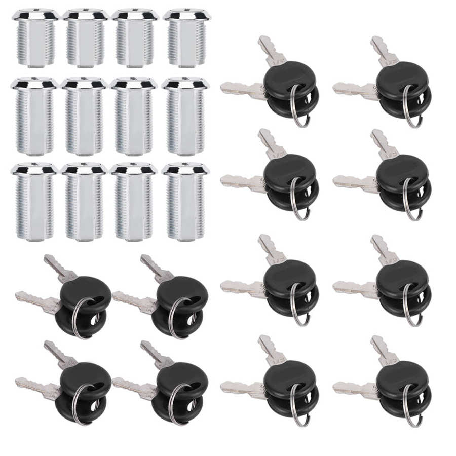 File Cabinet Lock Drawer Lock Waterproof Zinc Alloy for Cabinets Drawers