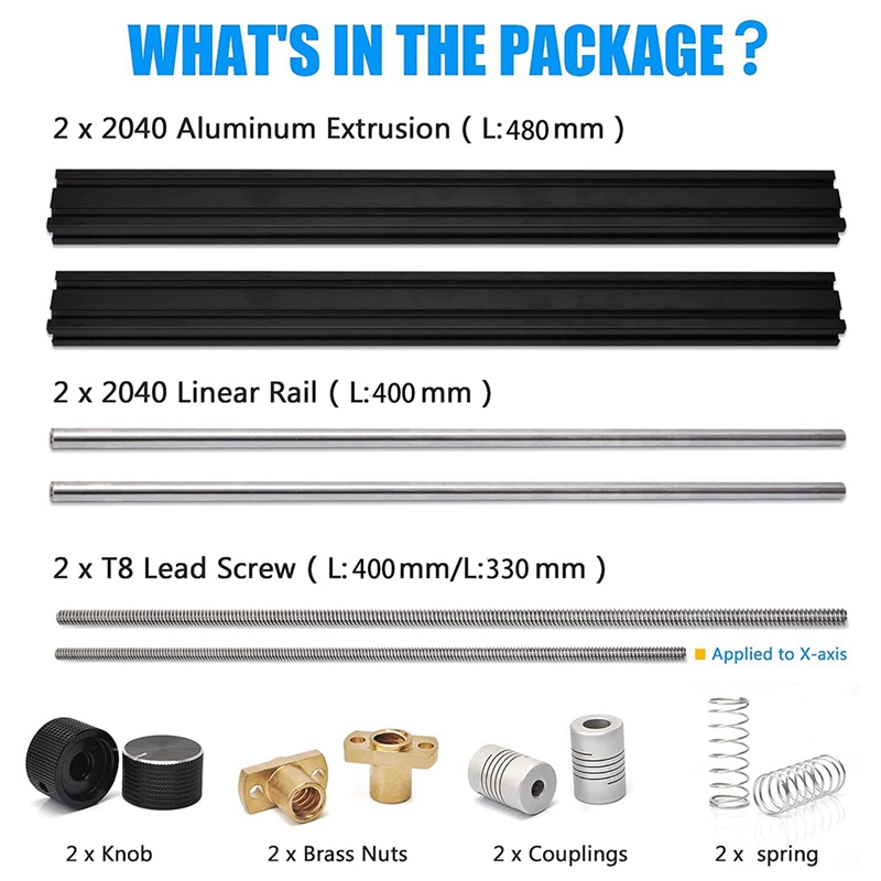 3018 Cnc Upgrade Kit Voor X-As Upgrade En Y-As Extension