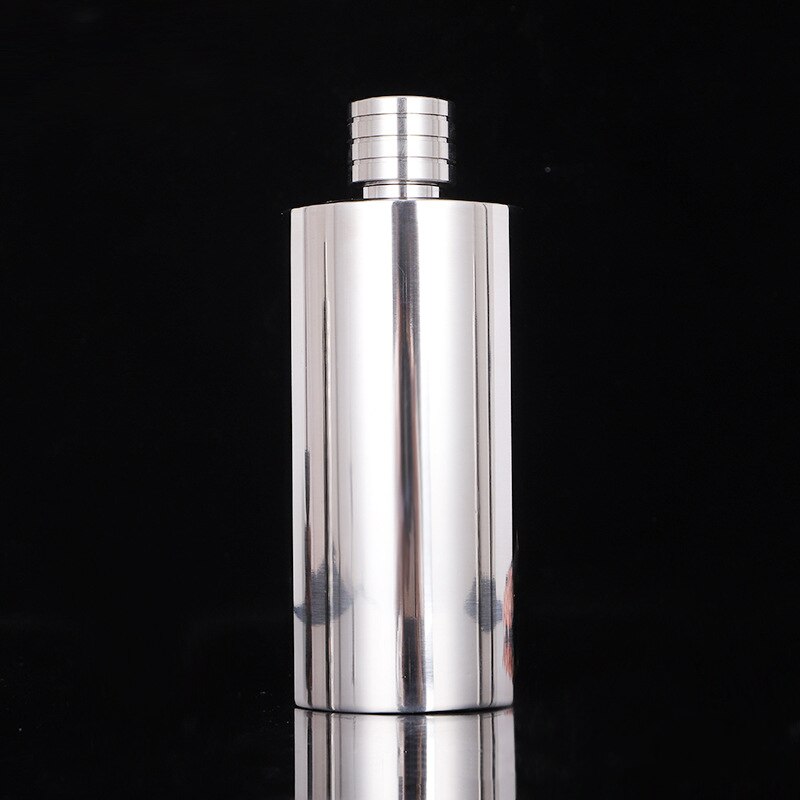 Cylindrical 304 Stainless Steel Flasks 18oz/500ml Bottle Alcohol Flagon Pot 304 Stainless steel Material Can Store Liquor: polishing
