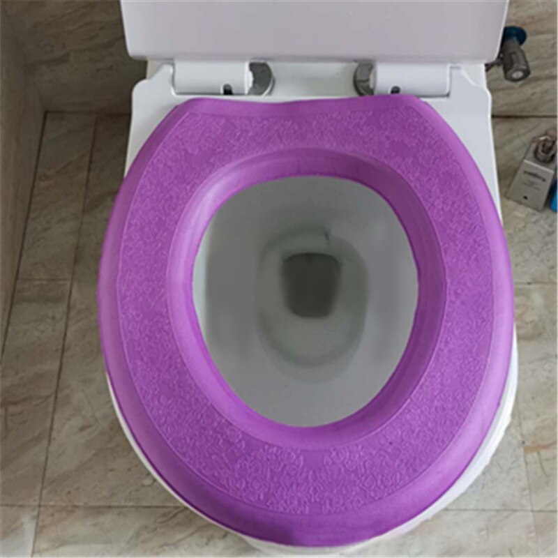 Badkamer Toilet Seat Cover Zachte Wc Plakken Toiletbril Pad Badkamer Warmer Seat Deksel Cover Pad Wc Closestool Warm Seat covers