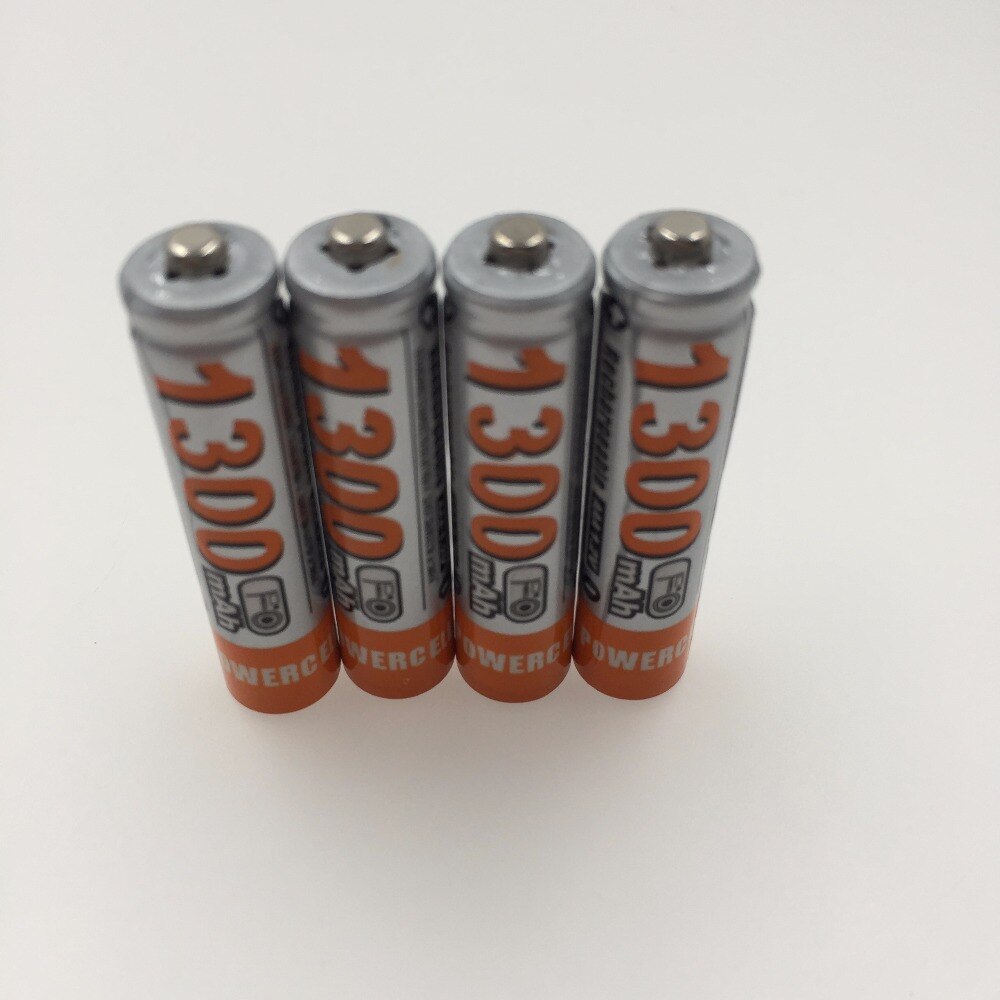 Aaa ladattava akku 1.2v 1300 mah alkaliparistoa kaukosäätimelle elektronisille leluille led valo parranajokone radio