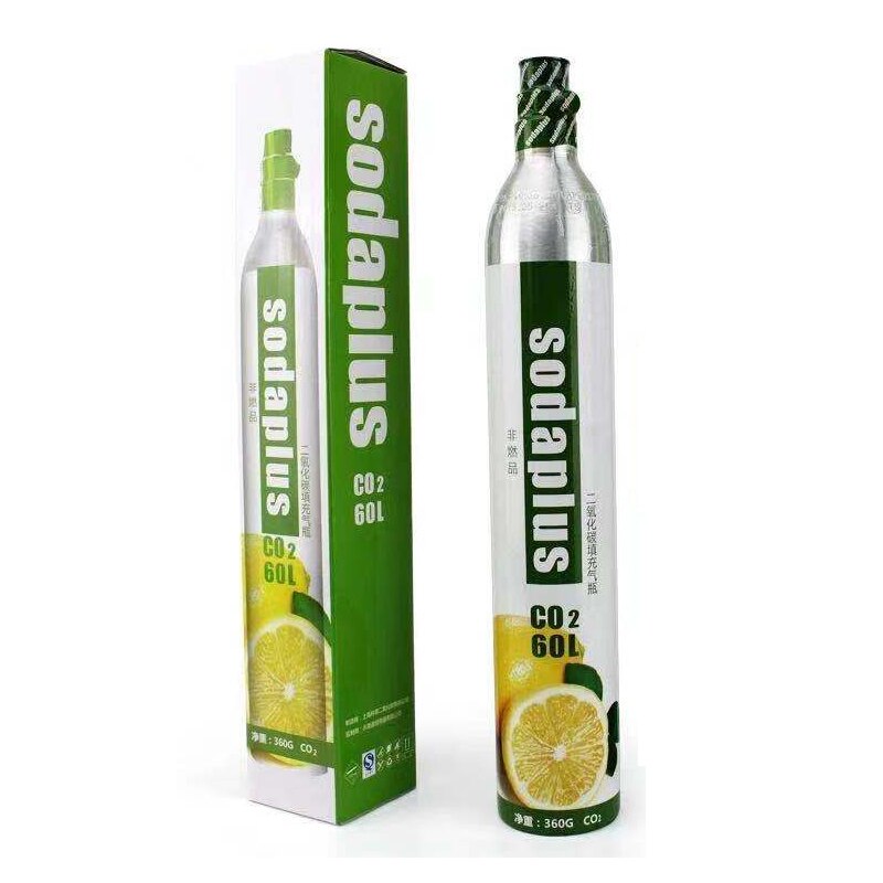 0.6L Soda Water Cylinder Co2 Bottle Tank without Gas