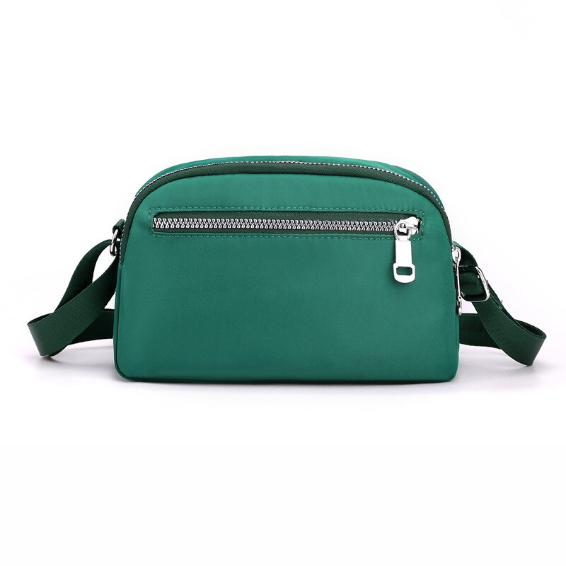 Nylon dames waterdichte grote capaciteit crossbody tas casual effen kleur messenger schoudertas
