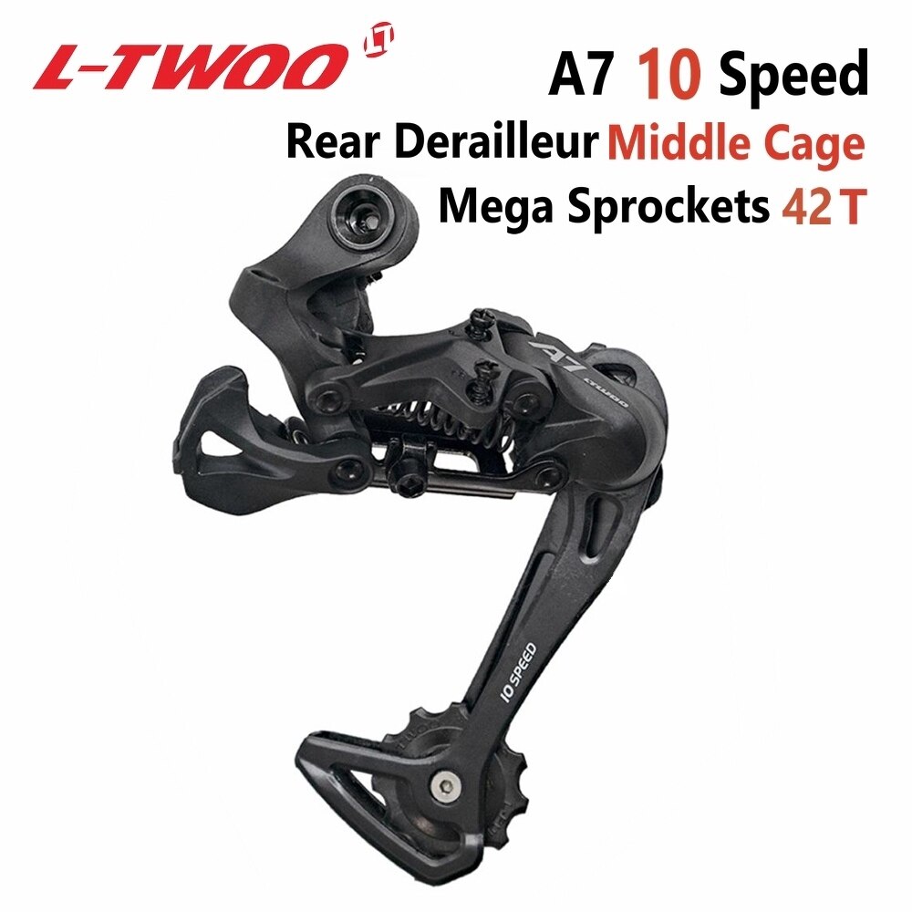 LTWOO-palanca de cambio de gatillo A7, 1x10, desviador trasero para bicicleta de montaña, piñones de Cassette de 10 velocidades, 42T, 46T, 50T, LTWOO: Rear Derailleur Mid