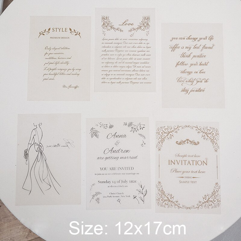 Biżuteria Fotografia rekwizyty Retro zaproszenie list masło papier półprzezroczysty pierścień Fotografia Fotografia sesja zdjęciowa akcesoria