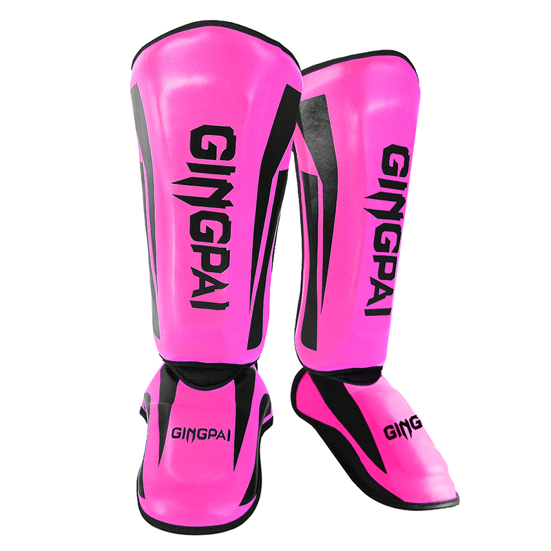 Kickboxing boxeo espinilleras Muay Thai artes marciales Sanda Wushu Protector de piernas Taekwondo tobilleras: M / Azul