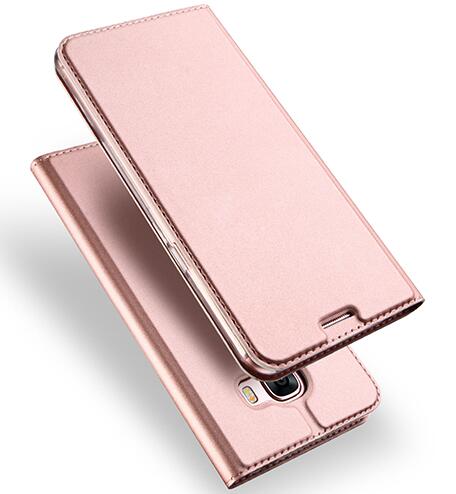 Voor Samsung Galaxy A5 /Galaxy A3 /Galaxy A7 Case Magnetische Boek Stand Card Portemonnee PU lederen Telefoon Cover: Galaxy A3 2017 / Roze