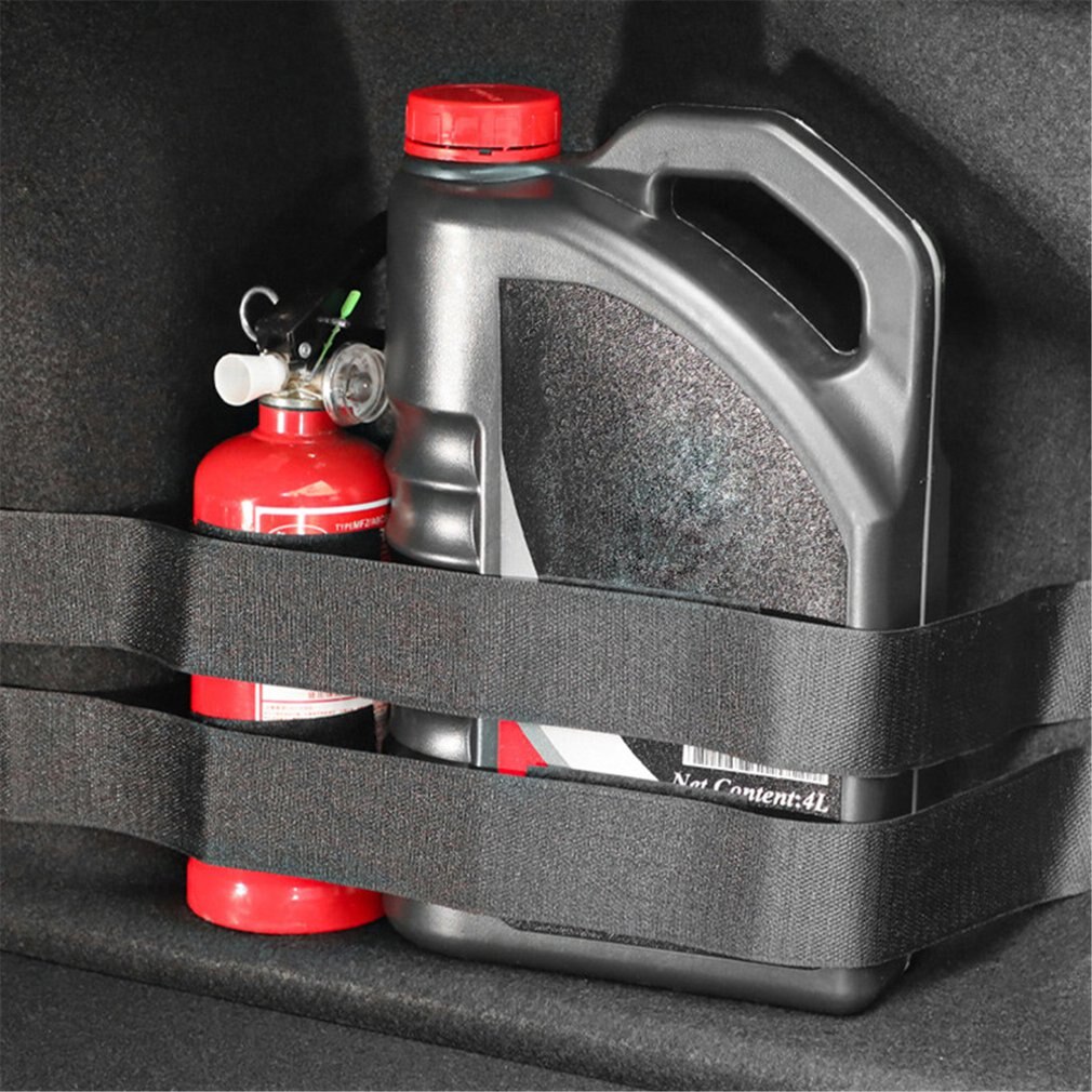 Ceinture de fixation de coffre de voiture, 4 pièces, bande de rangement automatique pour véhicule