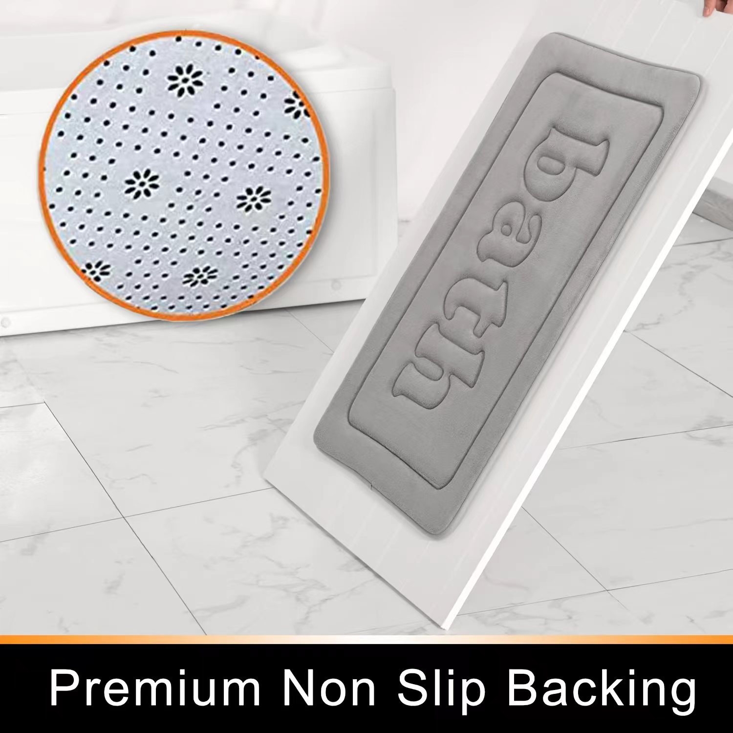 Badkamermat Traagschuim Badkleed Zacht Antislip Snel Droog Badmat Absorberend Machinewasbaar Douchetapapijt Voor Huisdecoratie