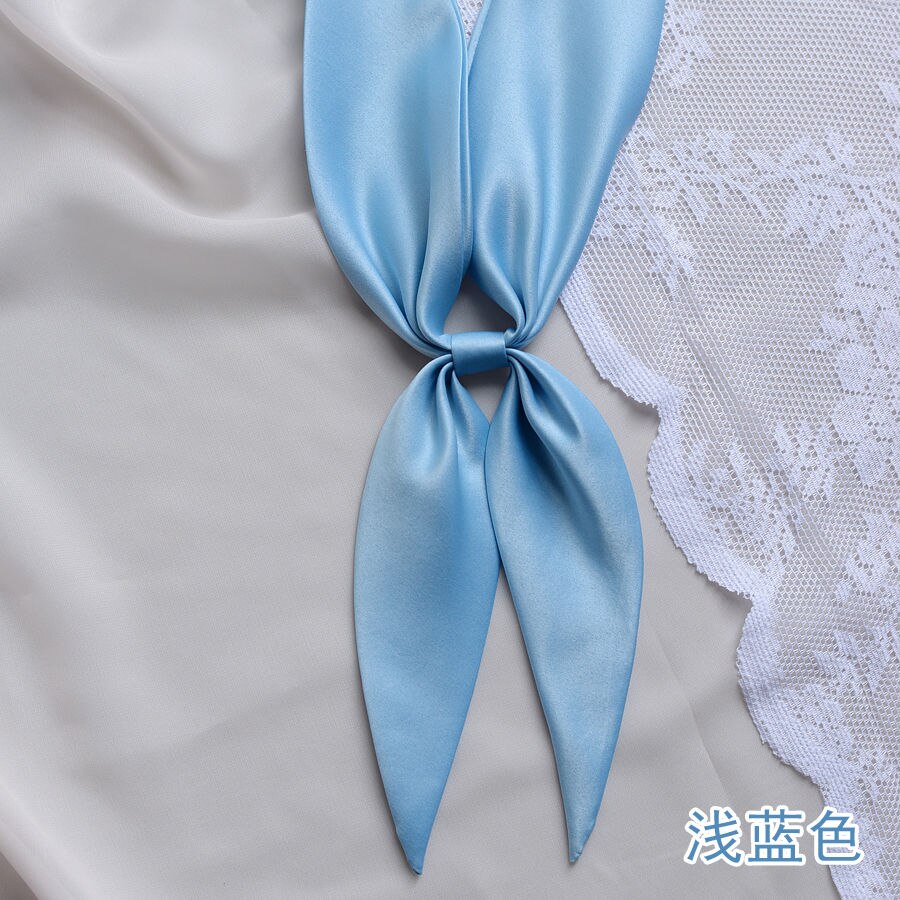 Pure color goldfish knot bow tie sailor suit collar flower JK Japanese uniform Kanto brocade college style: 9