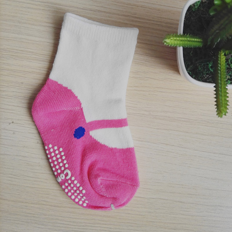 3 Colors Baby Summer Socks Cute Mini Footgear Baby Kids Non-Slip Socks Boys Shoe Socks Girls Newborn Socks Children: pink