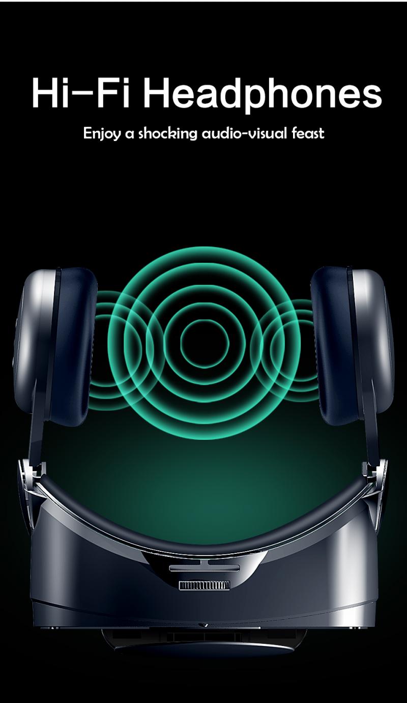 360 ° Vr Headset Bril 3D Bril Virtual Reality Headset Voor Apple Samsung Mobiele Telefoon Cinema /3D Game Hall 3D Vr Bril
