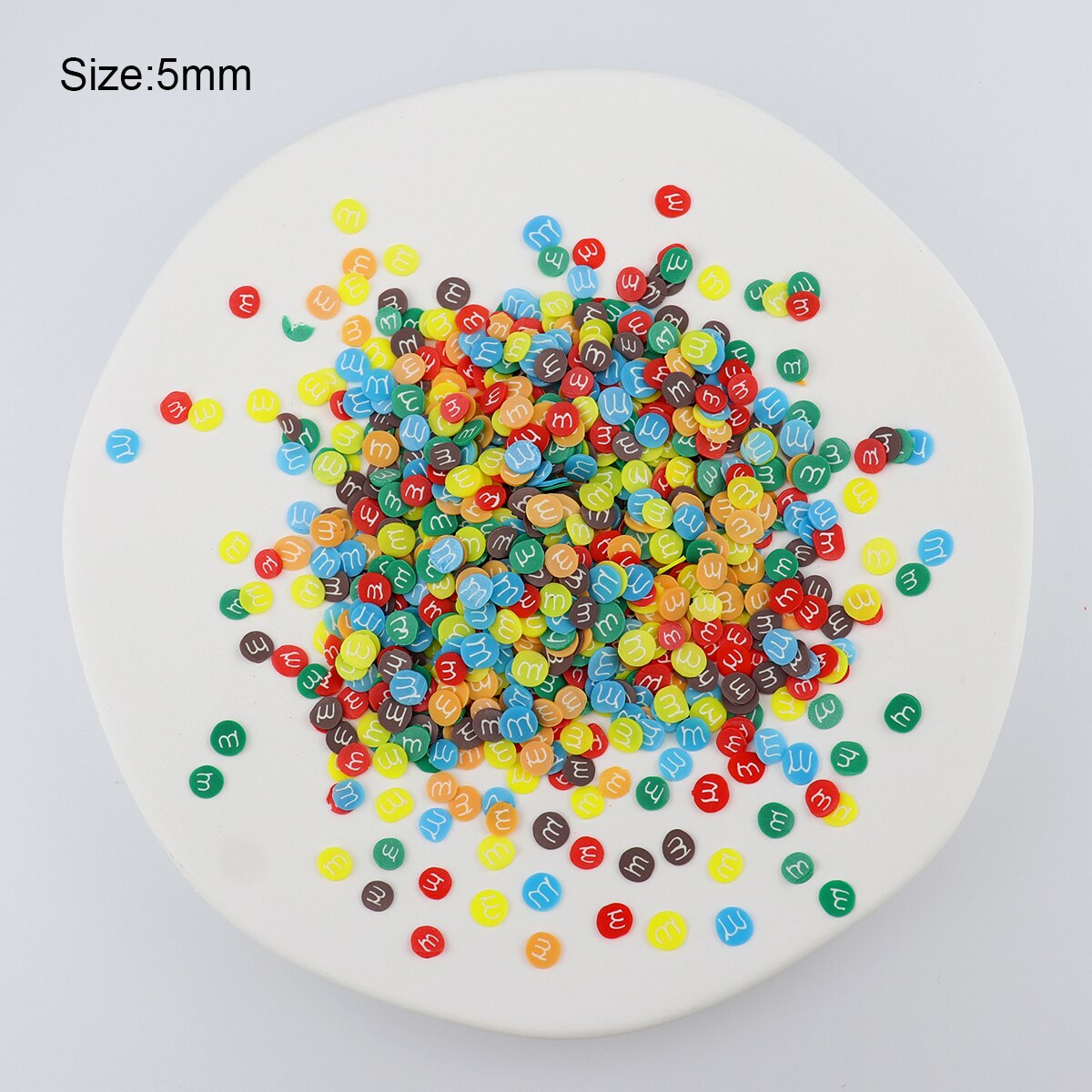 10G Regenboog M Plakjes Additieven Voor Slime Pluizige Vulmiddel Polymeer Klei Diy Sprinkles Voor Slime Levert Accessoires Decoratie Speelgoed